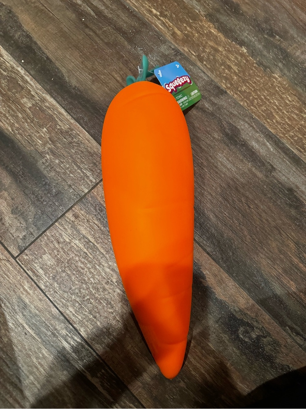 Squeezy carrot squishy